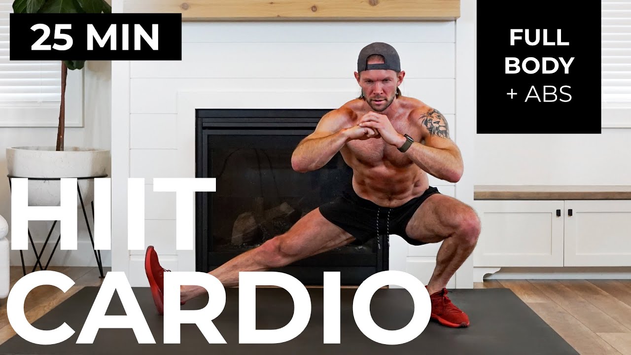 25 Min Full Body Cardio HIIT and Abs workouts