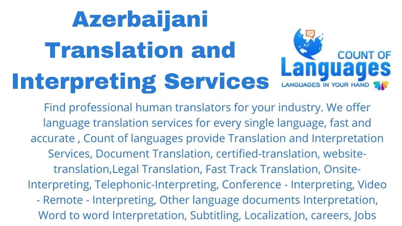 Translation and Interpreting Services in Azerbaijani