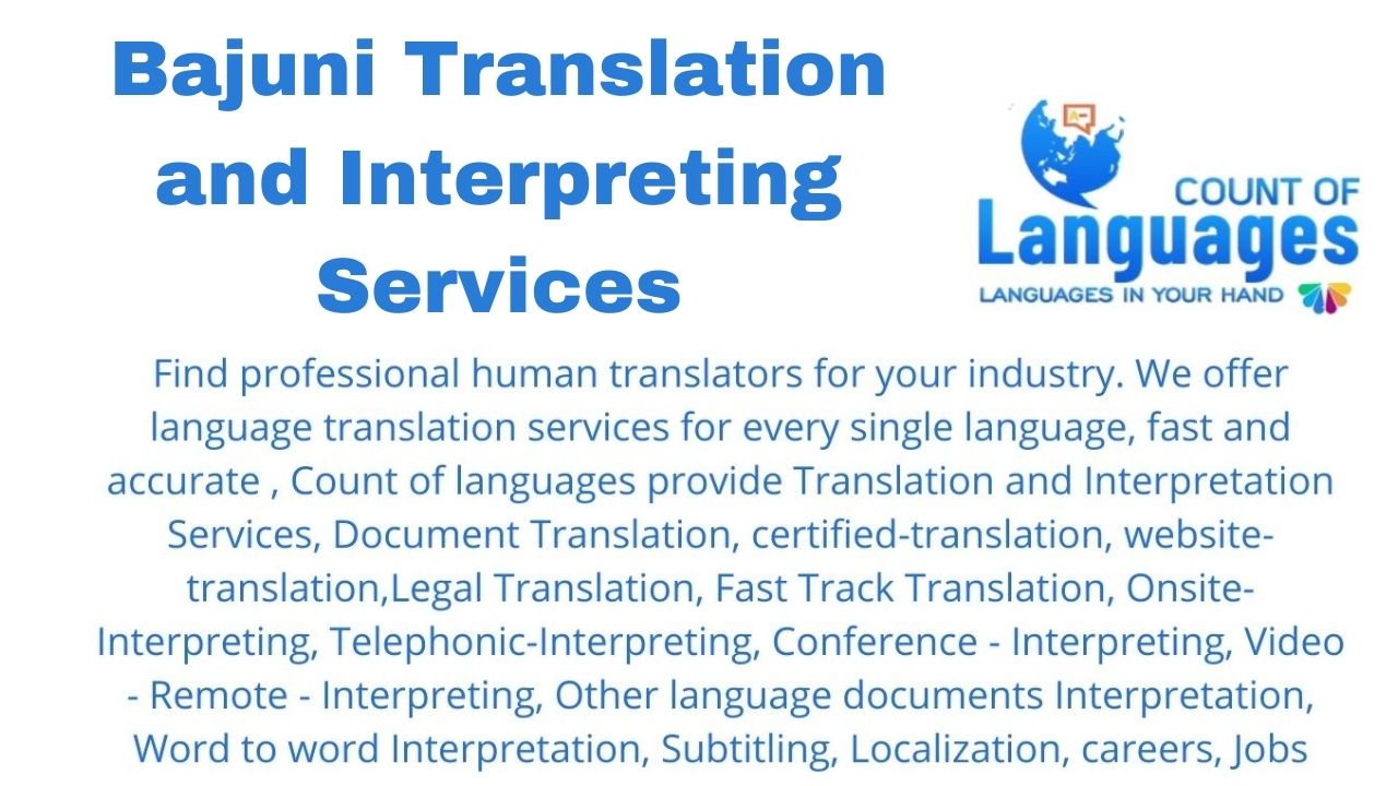 Translation and Interpreting Services in Bajuni