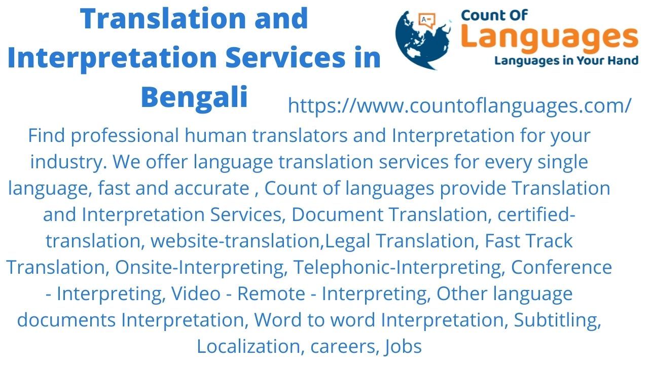 Bengali Translation and Interpreting Services Usa