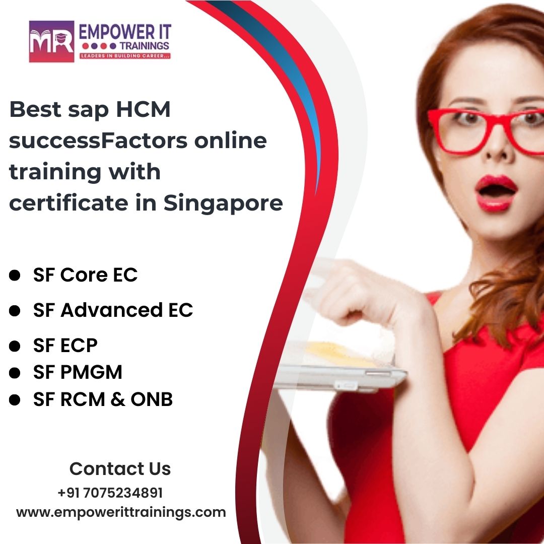 Best sap HCM successFactors online training with certificate in Singapore
