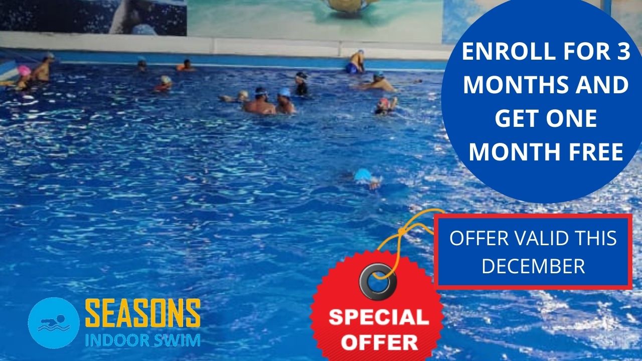 temperature controlled indoor swimming pool