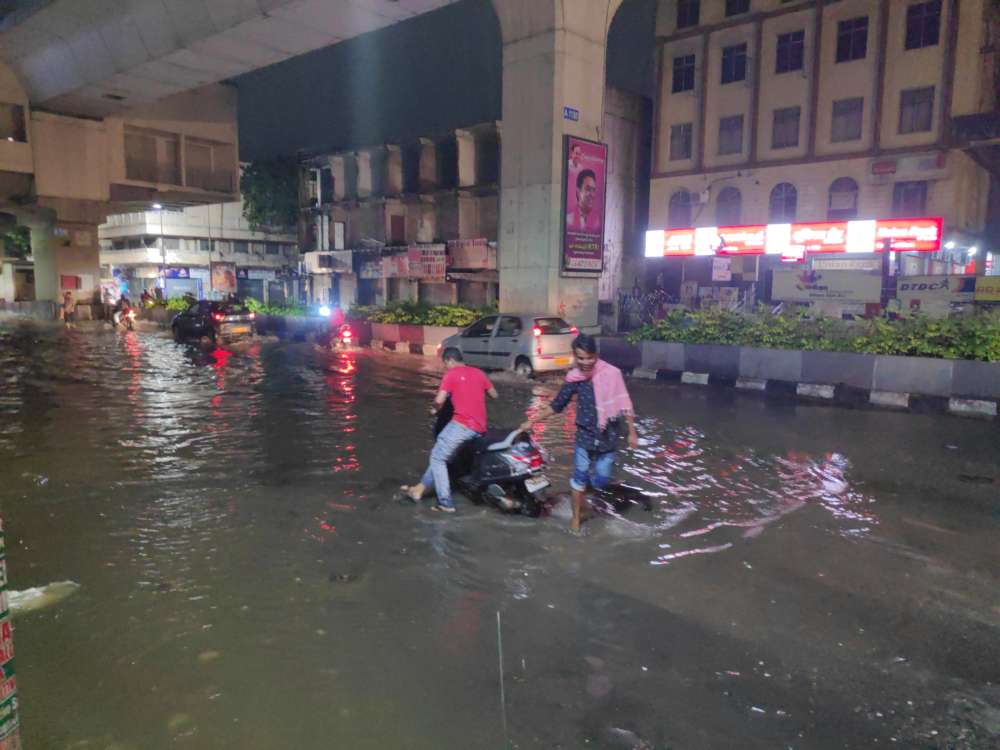 GHMC Alert Over heavy Rain Leaves Hyderabad Roads Flooded