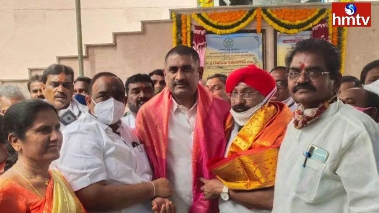 GV Ramakrishna Rao is the New President of Karimnagar District TRS 