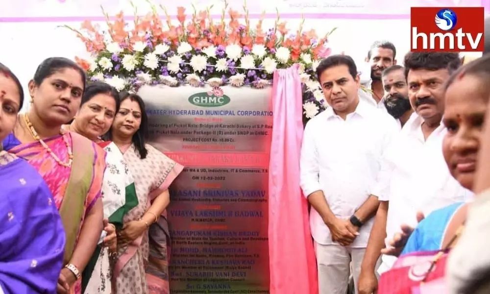 KTR Initiated Several Development Works in Secunderabad
