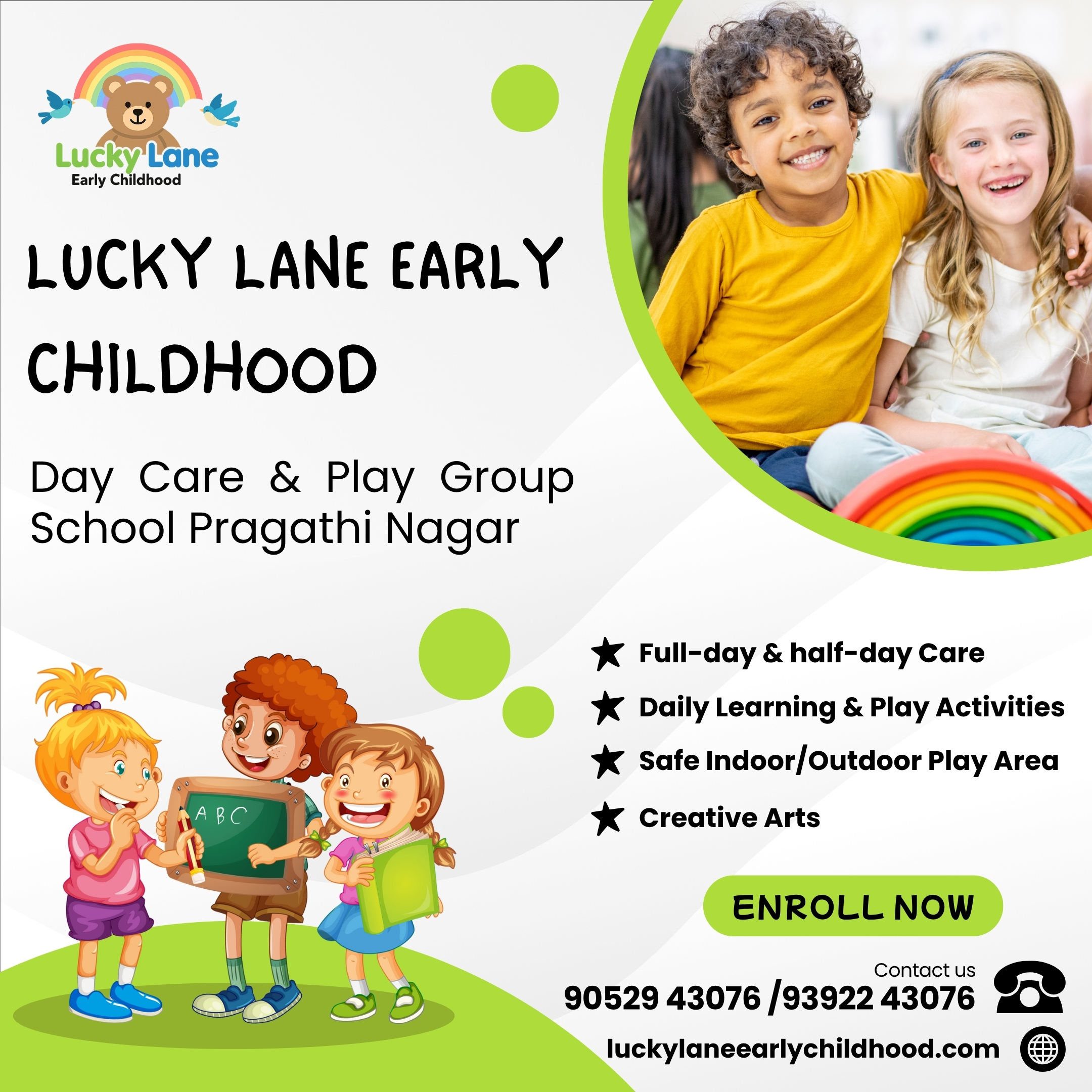 Day Care and Play Group School in Pragathi Nagar Hyderabad