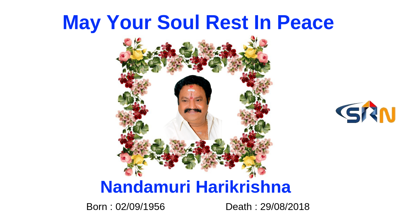 Nandamuri Harikrishna Passed Away in a Road accident