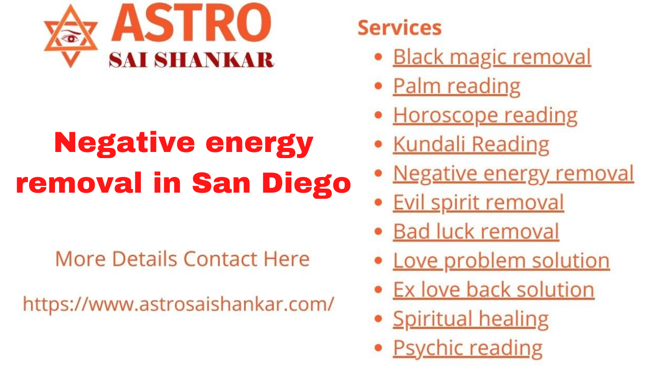 Negative energy removal in San Diego