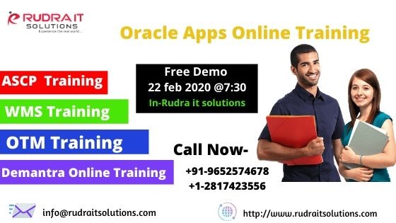Oracle Apps Online Training Demo