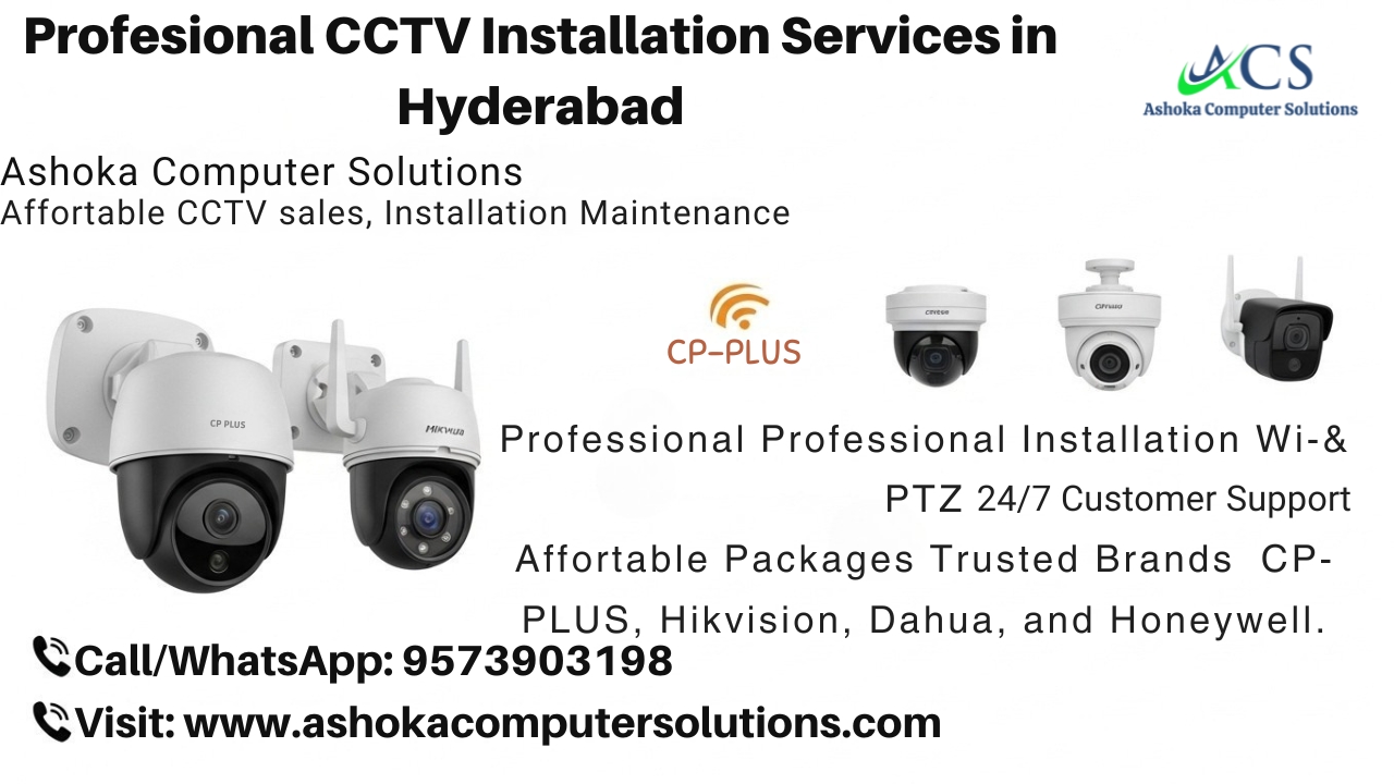 Professional CCTV Installation Services in Hyderabad