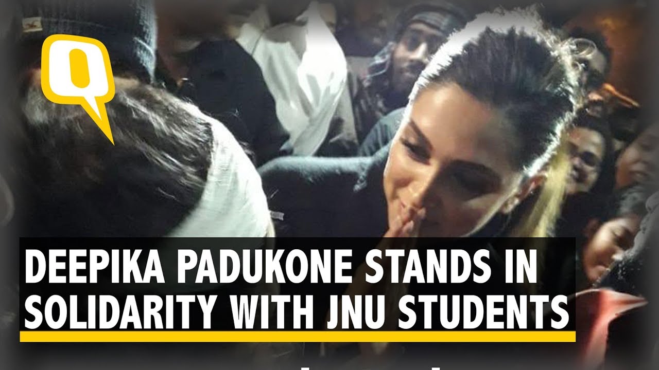 Protest Against Violence at JNU by Deepika Padukone