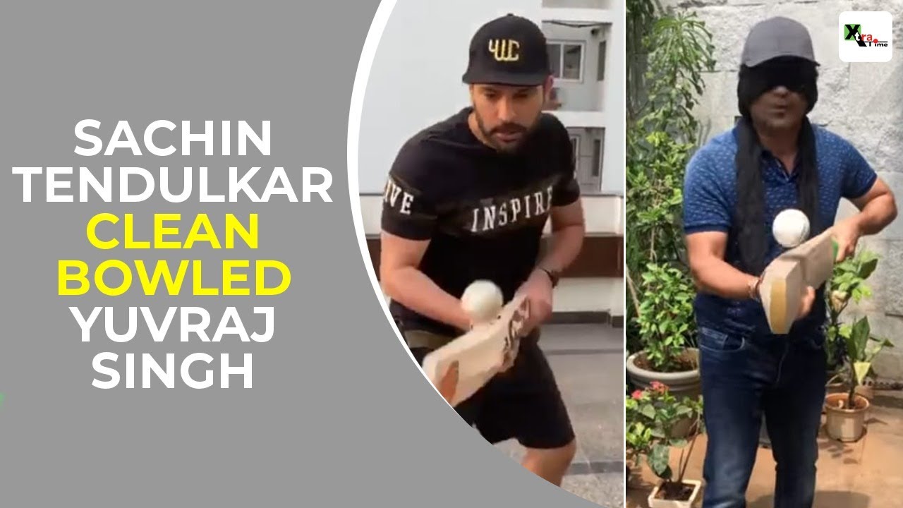Sachin Tendulkar clean bowled Yuvraj Singhs challenge