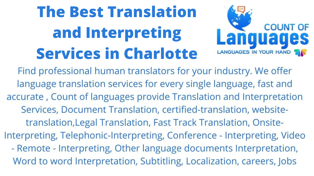 Translation and Interpreting Services in Charlotte