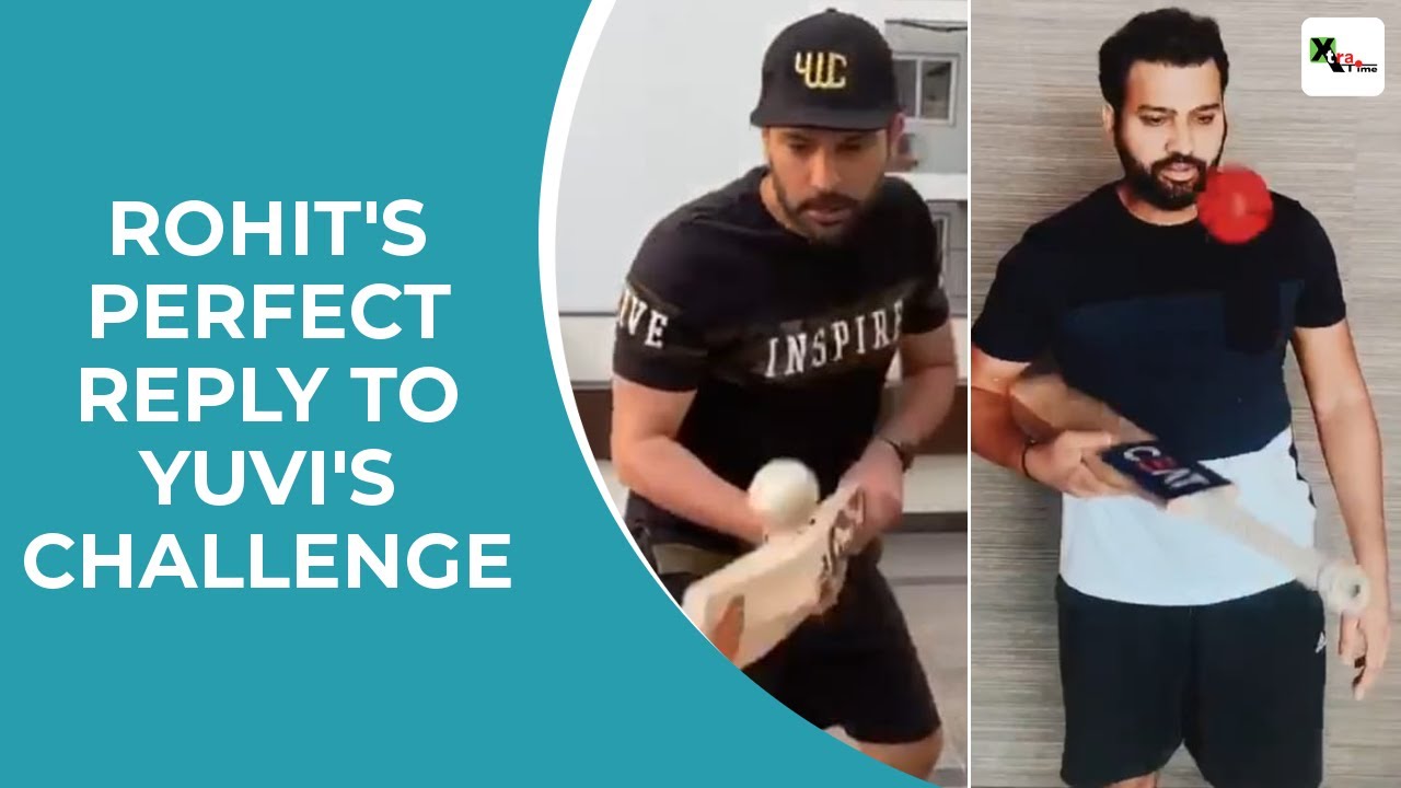 This is how Rohit Sharma replied to Yuvraj Singhs challenge