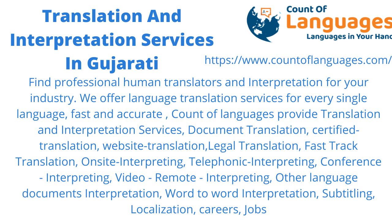Gujarati Translation and Interpreting Services