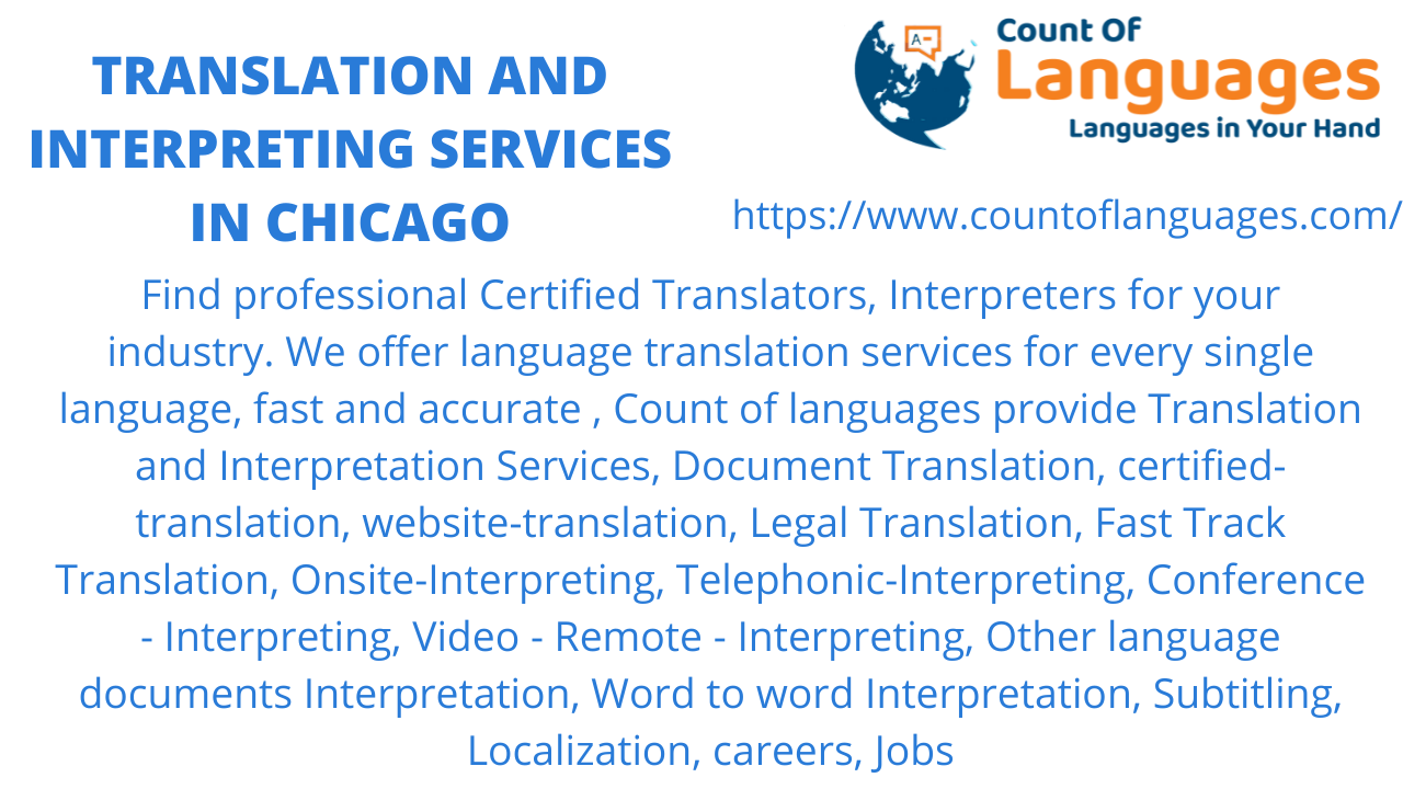 Translation and Interpreting services in Chicago