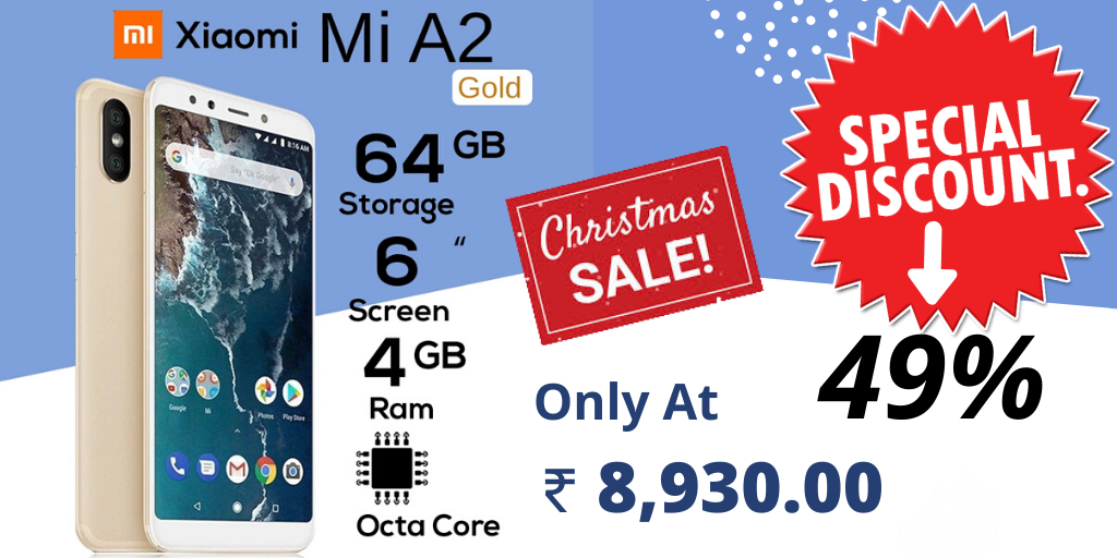 Xiaomi Mi A2 Gold 4GB RAM 64GB Storage