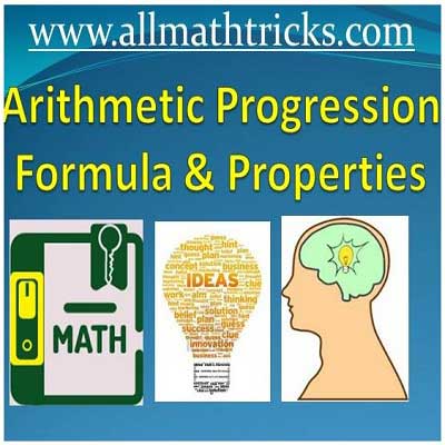 Arithmetic Progression Formulas, Problems with Answers for Competitive Exams