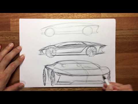 Steps involved in designing a concept car