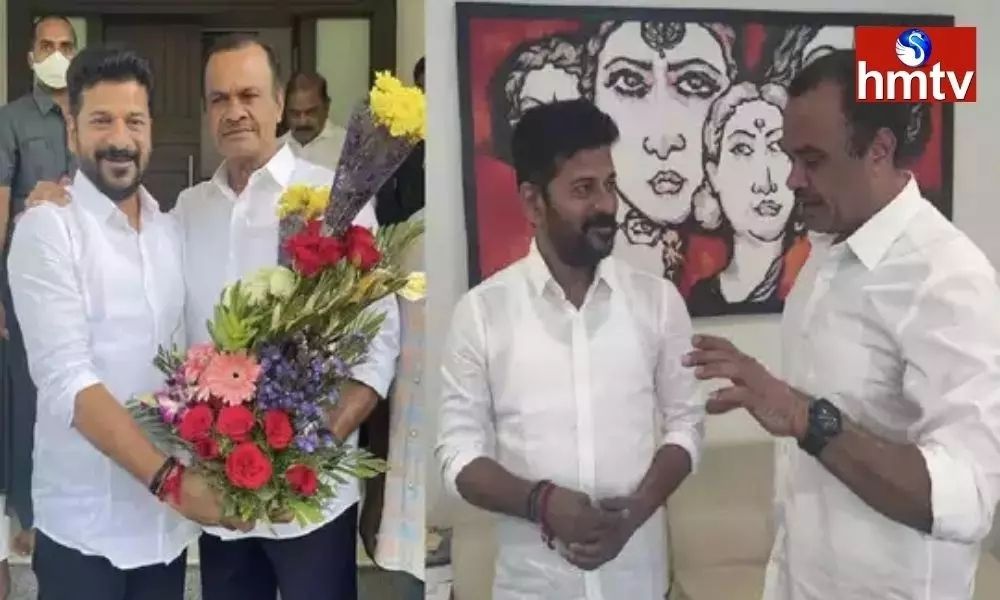 Revanth Reddy Meets MP Komatireddy