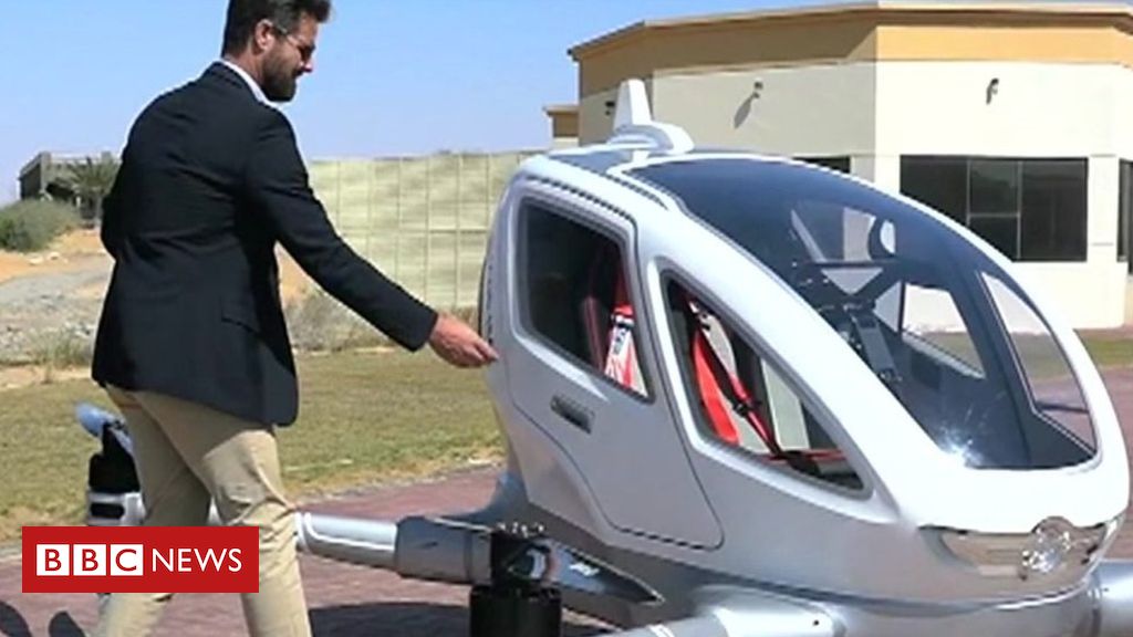 Giant drone taxi 